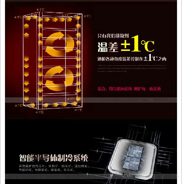 tủ rượu gầm cầu thang Yuehai Family BW-65DD Tủ rượu điện tử Nhiệt độ không đổi Tủ lạnh Hộ gia đình Ice Bar Trà Tủ lạnh Hiển thị tủ rượu phòng bếp