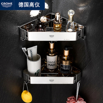 Grohe German High Gauge 304 Free Punch Triangular Basket Toilet Corner Tripod Shower Room Wall Corner Shelve