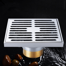 German full copper toilet washing machine in-drop deep water sealed shower room large displacement deodorant and insect floor drain