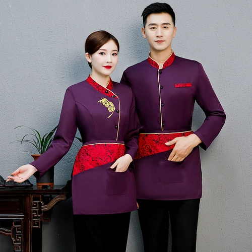 Комбинезон для отеля, летняя одежда подходит для мужчин и женщин, комплект, китайский стиль