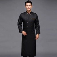 Черный топ + фартук