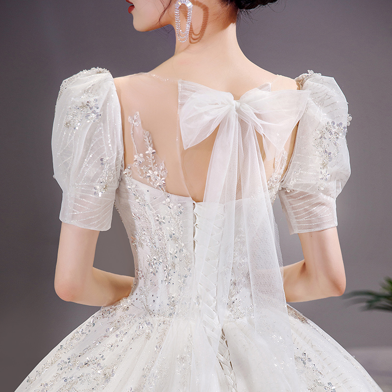 Spring retro wedding dress, 2023 collection, high-end, french style, suitable for teen Spring retro wedding dress, 2023 collection, high-end, french style, suitable for teen
