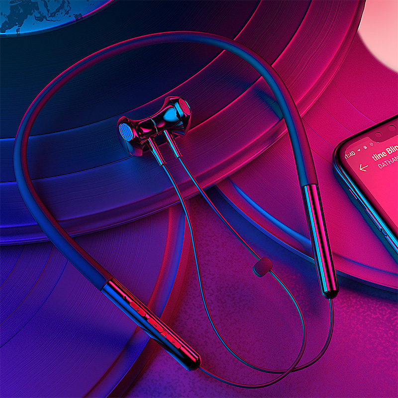 亮东方小米颈挂脖式蓝牙耳机适用9 8 se 6x mix2s红米note3无线双耳头戴入耳挂耳青春版项圈运动跑步型高音质