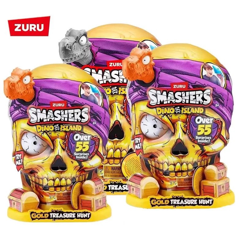 Zuru Ice Age Dinosaur Egg Gold Hunter Golden Skeleton Burst Boy Prank Blind Box Children's Toy