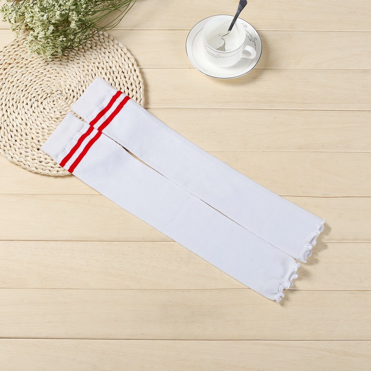 Cậu bé lớn trên đầu gối vớ vớ cotton trẻ em chất đống vớ cao vớ cô gái đầu gối vớ mùa xuân và mùa hè miếng đệm đầu gối xà cạp