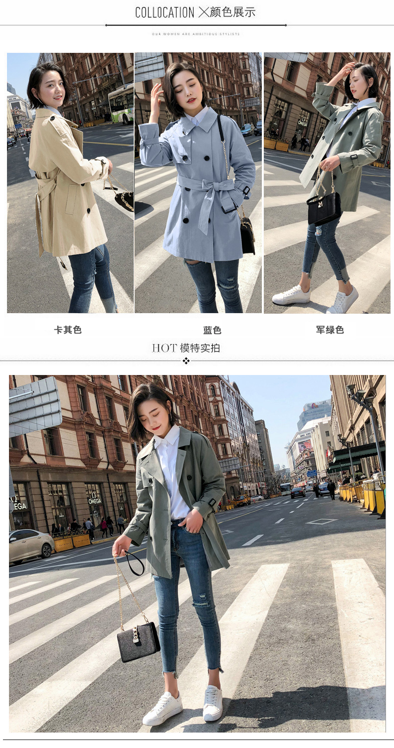 Trench pour femme en Coton - Ref 3227666 Image 24