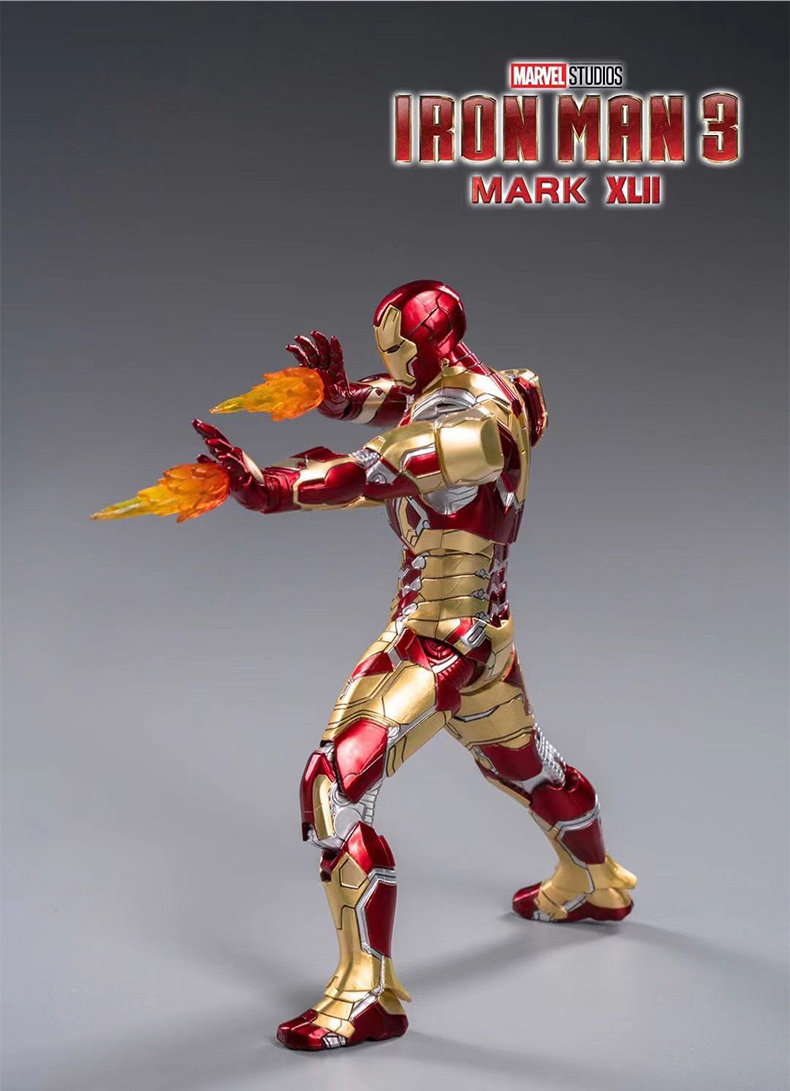 ZD TOYS IRON MAN Mark XLII MK42 Marvel Avengers 7