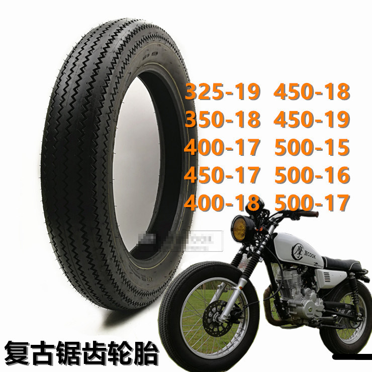 Serrated Tire Moron Retro Tire 4 4 00 4 50 5 00-15 Inch 16 17 Inch 18 Inch 19 Inch 19 Inch Serrated Tire