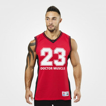 Summer musculature male fitness brothers sleeveless high play speed dry V neckline eyeball cloth training sports basketball worktop