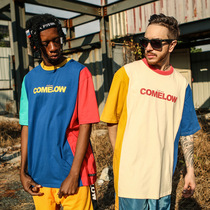 SENDMR Europe and America Chauffins with the same paragraph 2020 Summer Trend T-shirt student short sleeve male t hit undershirt personality cool