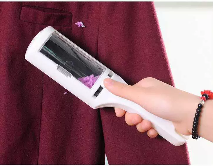 Quần áo gia dụng bụi tĩnh điện chải khô giặt bàn chải quần áo vật nuôi đến tóc rửa trống dính tóc - Hệ thống giá giặt