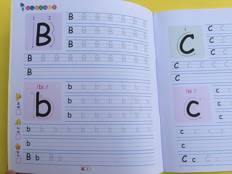 学前英语描红本26个英文字母练习册幼儿园中班大班儿童一年级英文字帖abcabc大小写手写铅笔练习 薄幼儿学前描红本英语描红1 暖暖季 描红 英语 学前 字帖 中班途虎网