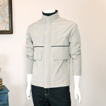 Martella jacket mens fashion frock mens short popular stand-up collar jacket shirt 2020 new handsome slim jacket