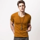 V -neck Camel