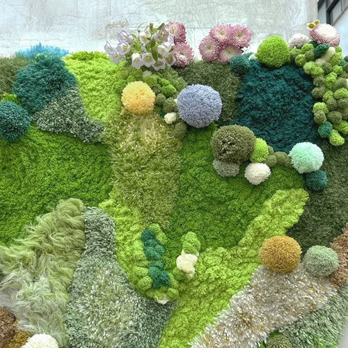 Ковер, плетеный крючок для вязания, набор материалов, одеяло ручной работы, «сделай сам»