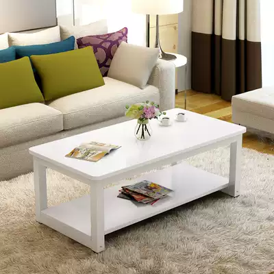Small apartment living room coffee table Simple modern rectangular coffee table Low table Fashion creative coffee table Dining table