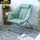 Folding recliner balcony leisure chair home lunch break nap chair lazy chair bedroom bedroom single sofa