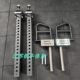 Squat rack attachment double push arm chest push