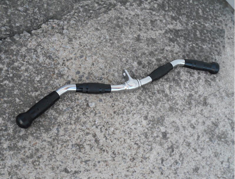 Electroplating rubber high pull rod W pull rod Fitness equipment accessories