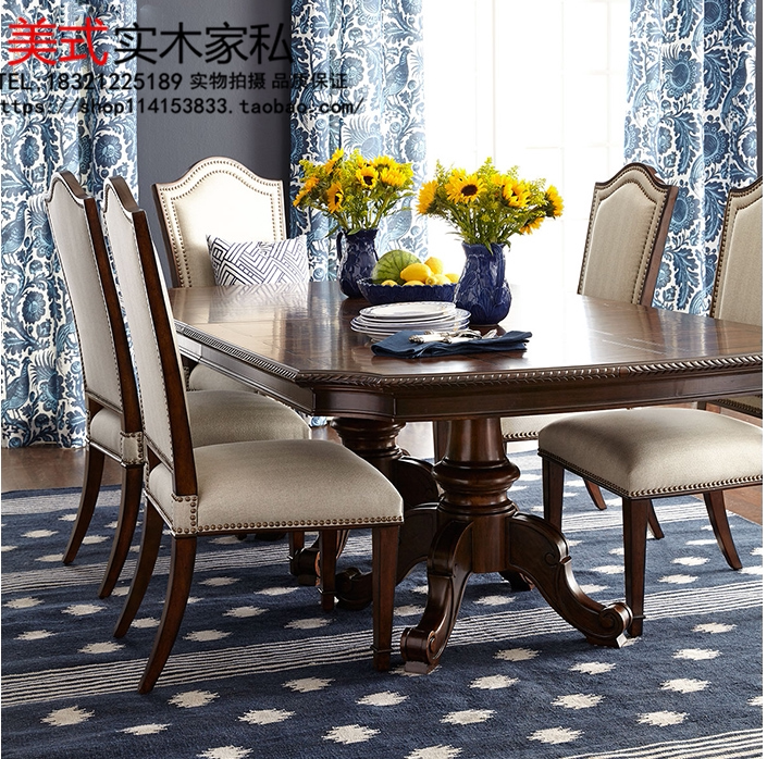 American simple solid wood fabric dining chair Nordic light luxury modern hotel home dining room back armchair study chair