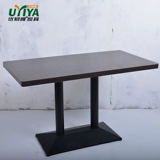 Кофе -западный ресторан нержавеющая сталь пожарная доска на стол молока чайный десерт стальной закусочный торговый магазин с твердым деревом переговоры о квадратном столе