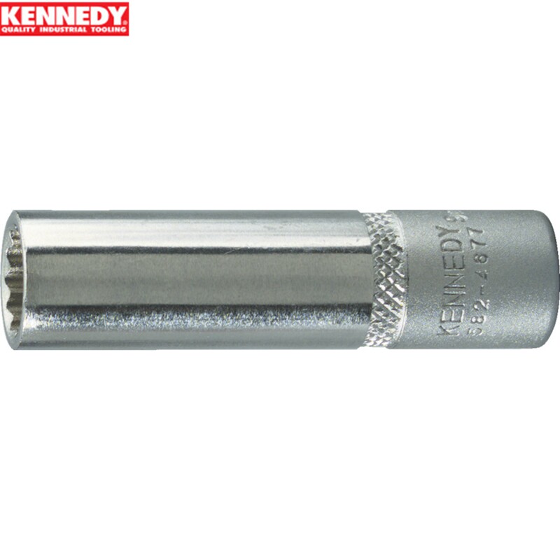 KENNEDY UK 6.3mm inch extended sleeve 1 4 duodange plum deep sleeve deep hole inch sleeve