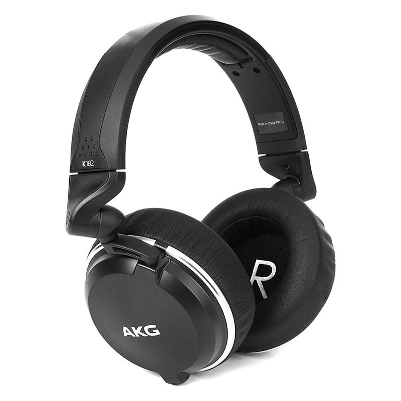 AKG love tech K182 head-mounted portable listening headphone professional recorder HIFI electronic heavy bass DJ