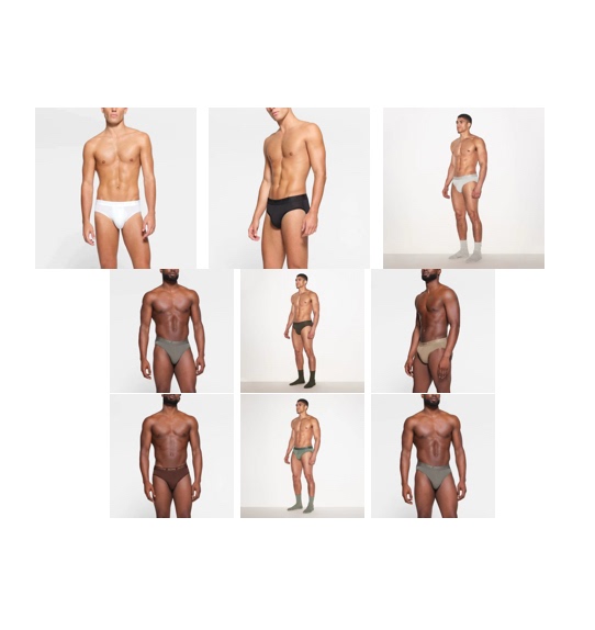 [Pink New Arrivals] Skims Men's Briefs Cotton Stretch Modal Series