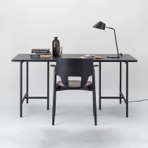 Nordic Log Desk Dining Table Modern Minimalist Computer Desk Multifunction Extremely Minimalist Black Table Light Extravagant Red Table