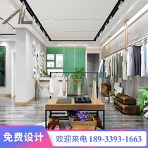 Clothing store shelf display stand Floor-standing mens display cabinet display cabinet Multi-functional store creative hanger display rack