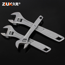 Live 12-inch 10-inch adjustable wrench live-mouth wrench open-end wrench 8-inch Luojiu hardware tools inch adjustable wrench