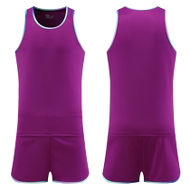 田径服套装男女体育生训练服体考背心比赛服运动马拉松跑步服定制