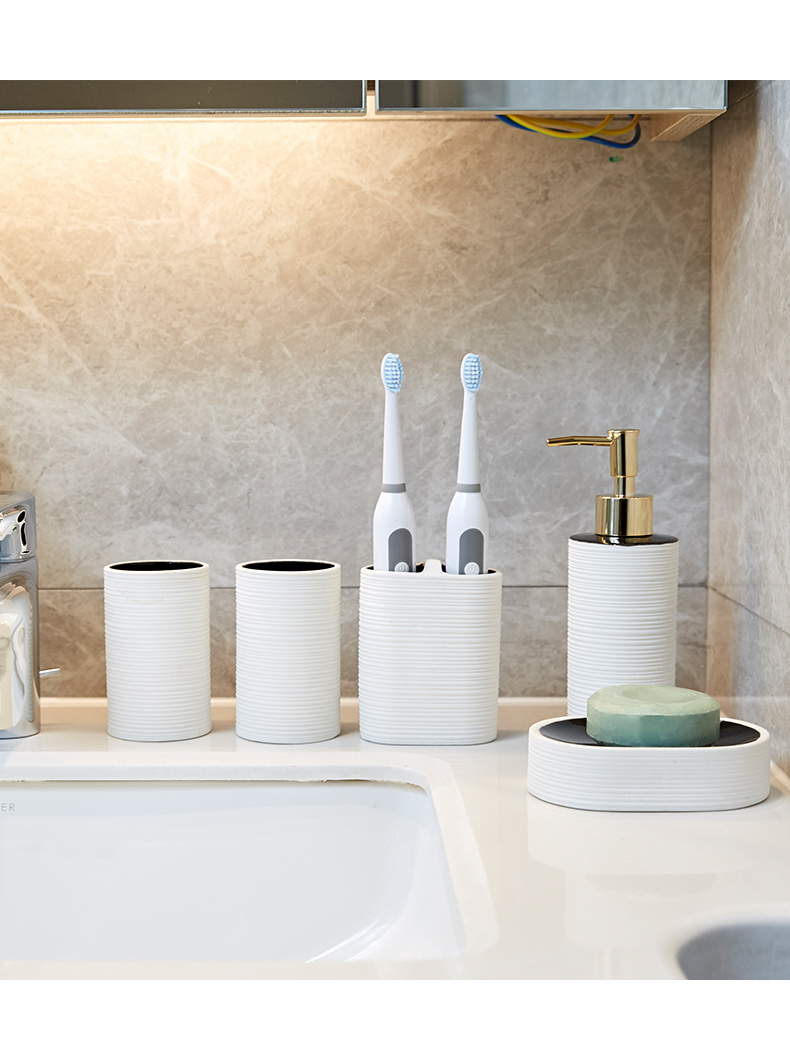 Modern ceramic sanitary ware suit bathroom toilet practical furnishing articles home decoration ideas sink for wash gargle cup