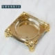 22 -сантиметровая пепельница Crystal Glass [Местный золотой край тирана]