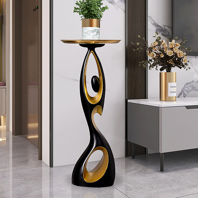 リビングルームのテレビキャビネット、ソファ、玄関サイド用のアート大型フロアスタンド装飾品、軽くて豪華でハイエンドなクリエイティブホームデコレーション