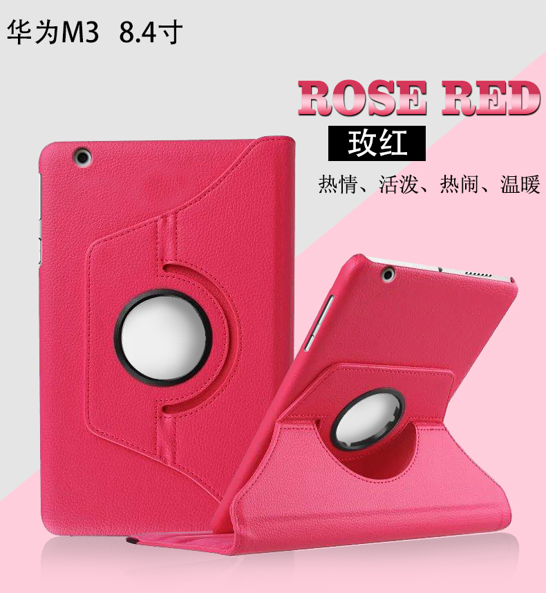 Vận chuyển nắp bảo vệ 8,4 inch Huawei m3 Tablet da tay áo bảo vệ nhà ở BTV-W09 BTV-DL09 nhà ở Huawei M3 bao da BTV-W09 DL09 xoay vỏ bảo vệ - Phụ kiện máy tính bảng ốp lưng ipad gen 8