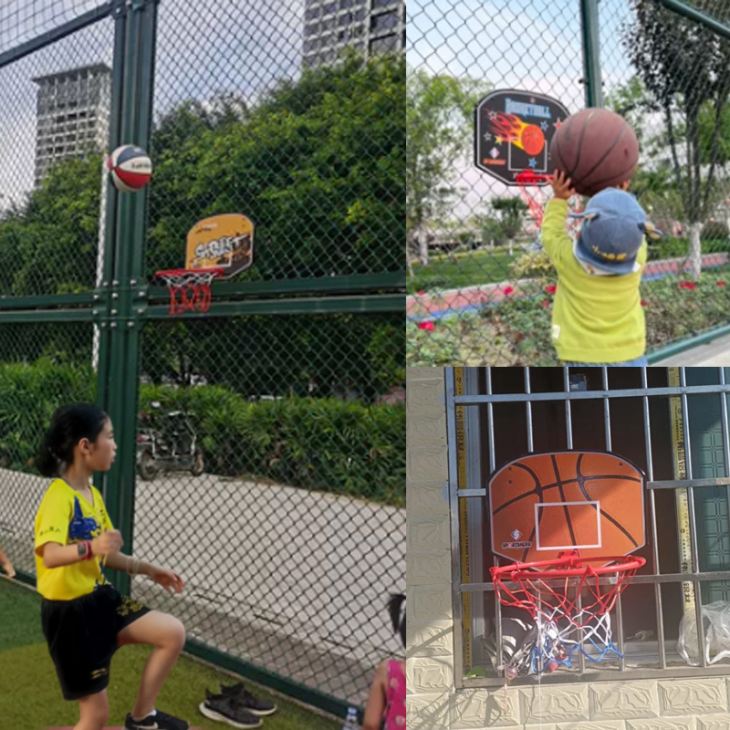 Children's Basketball Hoop, Hanging Outdoor Basketball Hoop, Home Indoor Basketball Hoop, No-Drill, Foldable, Portable Basketball Stand