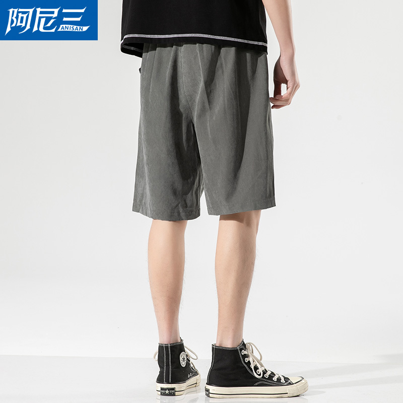 Quần short nam mùa hè thanh thiếu niên năm 2020 xu hướng lỏng lẻo năm điểm sweatpants xu hướng thương hiệu của nam giới thường quần bãi biển quần quần bãi biển