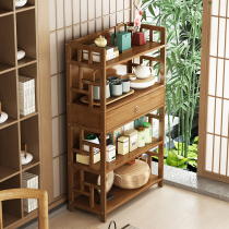 Living room home tea table kung fu tea table light luxury office tea table combination simple Zen Chinese balcony tea table