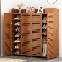 Shoe cabinet home door solid wood large capacity simple modern door outside porch new 2020 explosive small apartment shoe rack