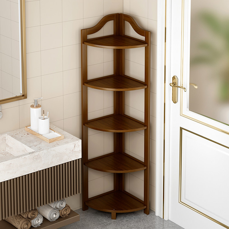 Modern Corner Cabinet Wall Corner Cabinet Shelve Room Containing Cabinet Modern Minima Triangle Good-looking Multiple Contained Storey Shelf