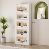 Прозрачный стеклянный светильник, 60×35×200.6см