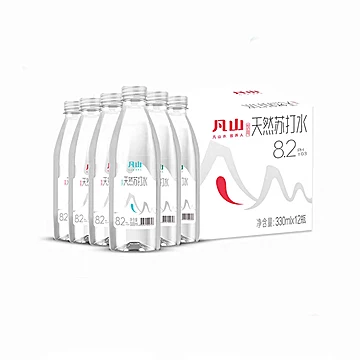 【330ml*12】凡山天然无糖无气0添加苏打水