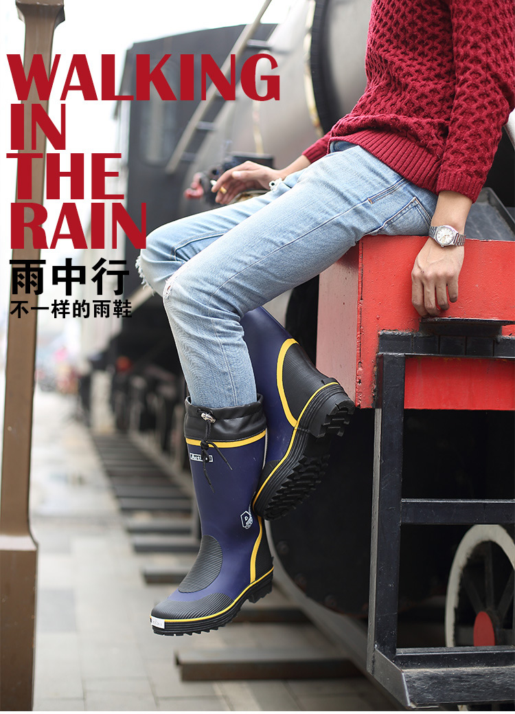 Chaussures - bottes caoutchouc homme - semelle caoutchouc - Ref 959230 Image 5
