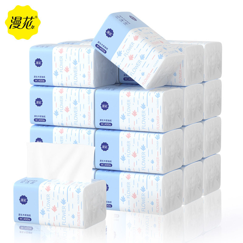 Manga whole box Home affordable Removable Toilet Paper 18 Big Pack Large Specifications Wet Water Face Towels Paper Napkins Original Wood Pulp Batch