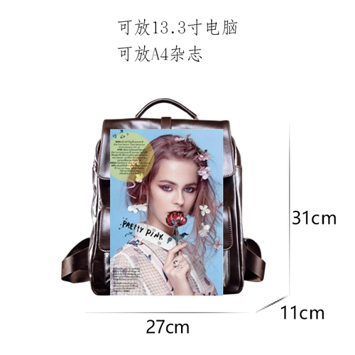 Рюкзак, сумка через плечо, кожаная сумка для путешествий, ноутбук, из натуральной кожи, в корейском стиле, воловья кожа