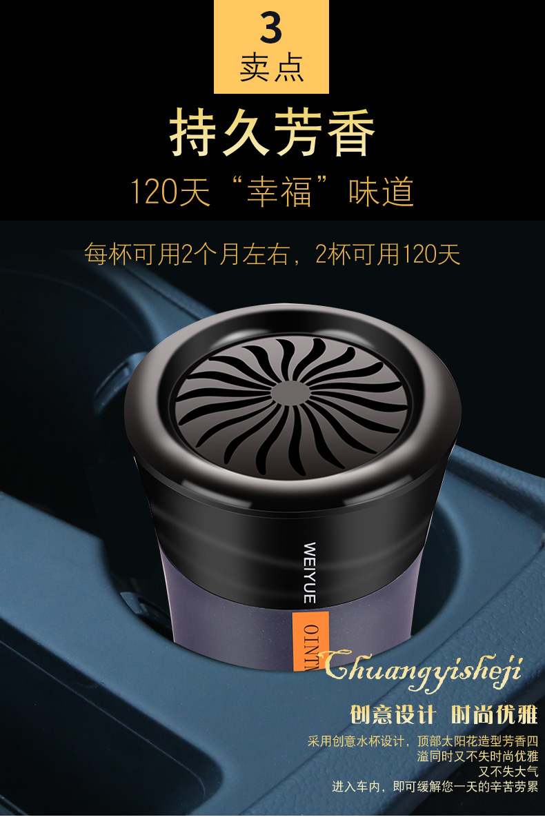 Nước hoa xe hơi Nước hoa xe hơi cung cấp rắn xe nội thất hương thơm kéo dài hương thơm trang trí chỗ ngồi sáng tạo ngoài mùi - Ô tô nội thất Accesseries trang trí nội thất oto