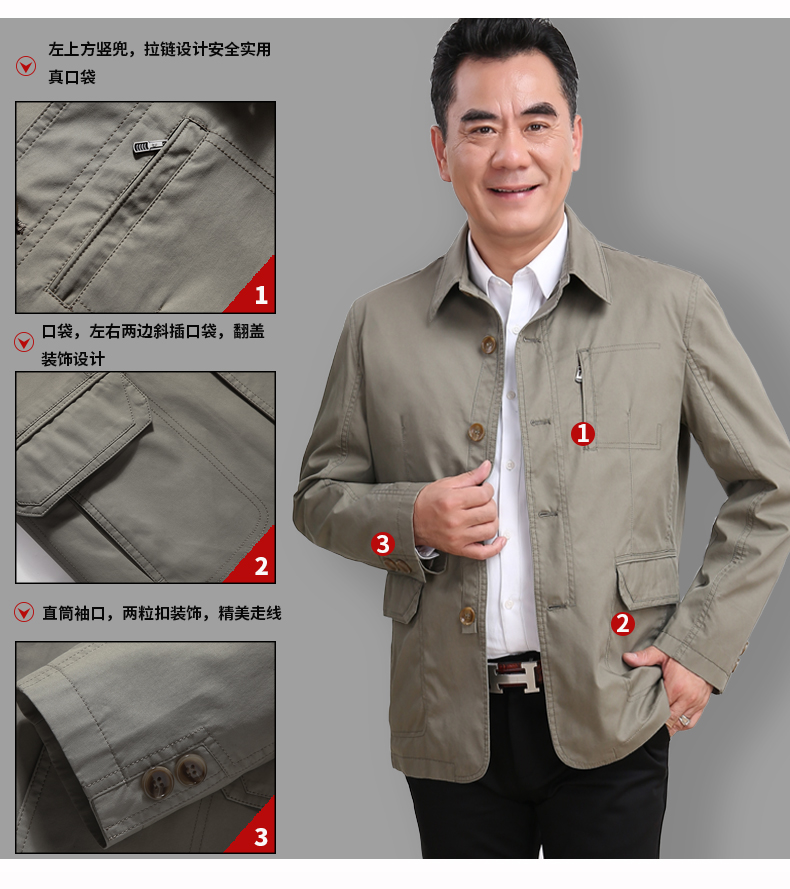 Blouson homme manches longues - Ref 3117191 Image 8