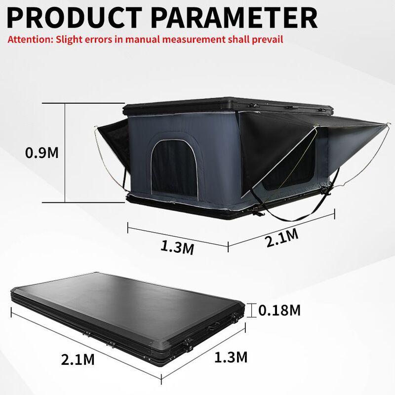 Aluminum Alloy Hard-Shell Roof Tent, Fully Automatic Folding, Suitable for Suvs, Off-Road Vehicles, and Small Cars, for Outdoor Camping and Self-Driving Tours Aluminum Alloy Hard-Shell Roof Tent, Fully Automatic Folding, Suitable for Suvs, Off-Road Vehicles, and Small Cars, for Outdoor Camping and Self-Driving Tours