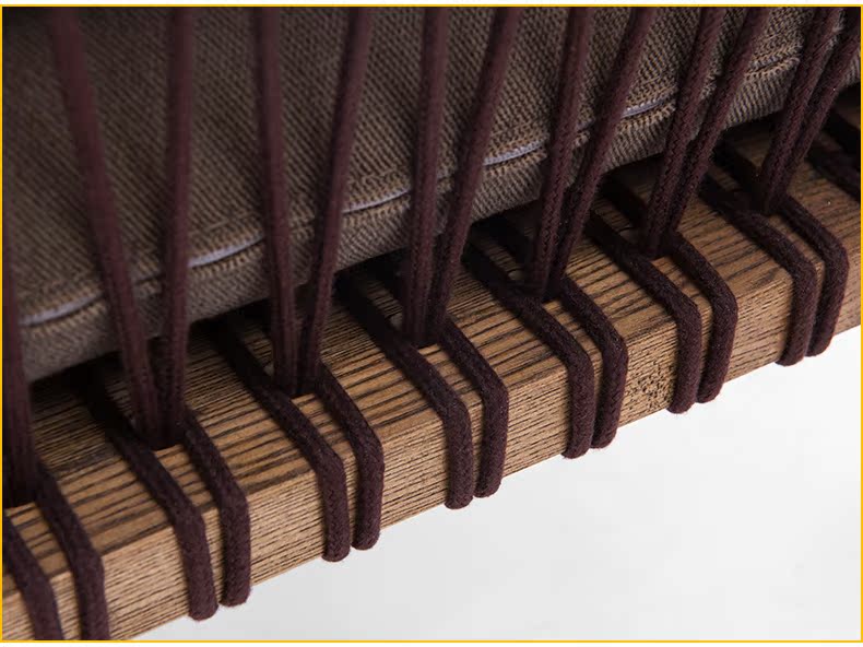 Thiết kế Bắc Âu ghế sofa đơn phòng khách đơn giản gỗ rắn vải ngồi có thể ngả cao cấp khách sạn nội thất phòng chờ ghế salon gỗ